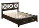 Bernards Nova II Cherry Queen Panel Storage Bed-0
