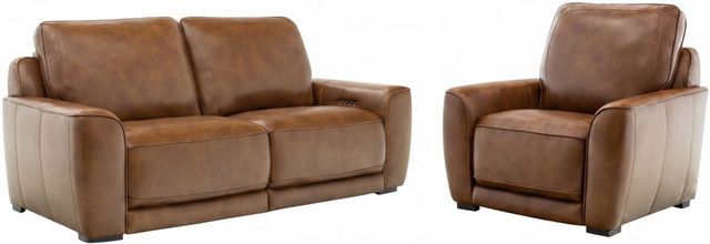 Liberty Furniture Blake 2-Piece Venetian Honey Power Reclining Living Room Seating Set-0