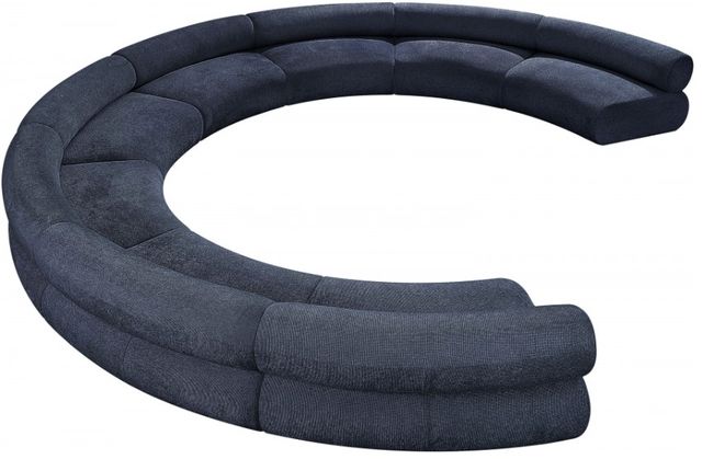 Meridian Furniture Bale 8-Piece Navy Sectional-2