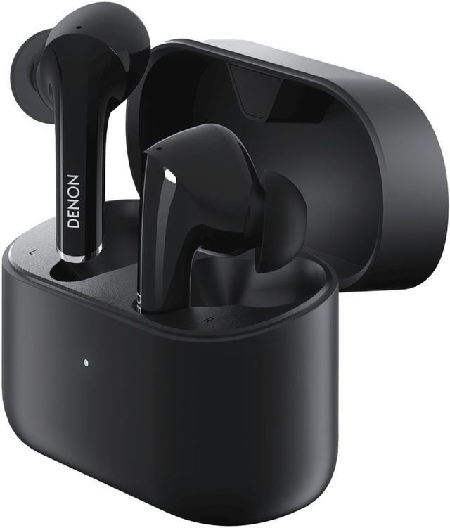 Denon® Black Wireless Noise Cancelling Earbuds-1