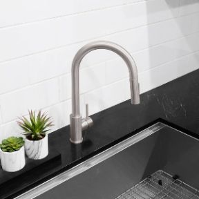 ZLINE Palisades Brushed Nickel Pull Down Single Handle Kitchen Faucet-2