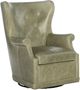Hooker® Furniture CC Mai Bellaire Tranquil Sage Wing Swivel Club Chair-0