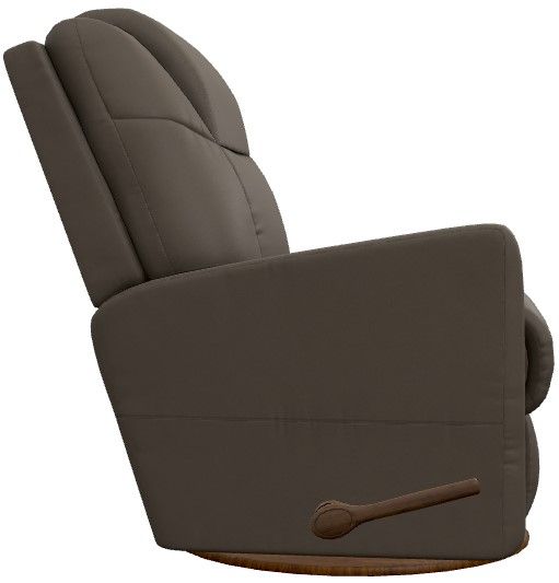 La-Z-Boy® Sparrow Otter Leather Manual Swivel Gliding Recliner-3