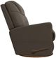 La-Z-Boy® Sparrow Otter Leather Manual Swivel Gliding Recliner-3