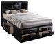 ACME Furniture Ireland Black Eastern King Bookcase Bed-3
