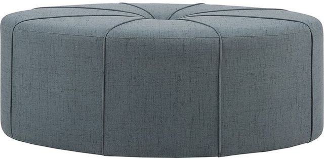 Olliix by Madison Park Blue Ferris Oval Ottoman-0