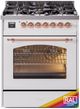 Ilve® Nostalgie II Series 30" Custom RAL Colors Pro Style Dual Fuel Range-0