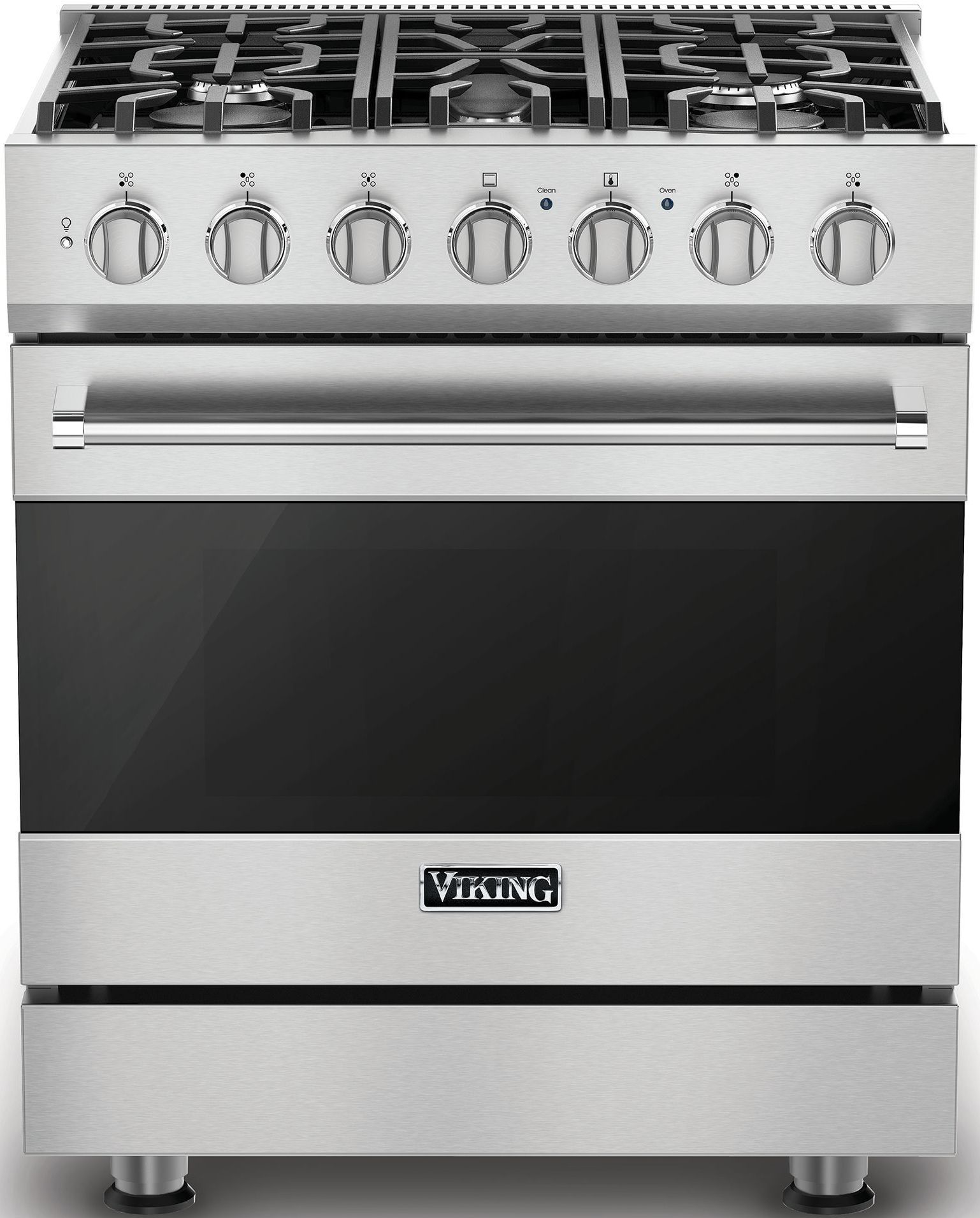 Viking® 3 Series 30" Stainless Steel Freestanding Dual Fuel Liquid Propane Range