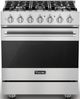 Viking® 3 Series 30" Stainless Steel Pro Style Dual Fuel Range-0