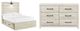 Signature Design by Ashley® Cambeck 2-Piece Whitewash Full Panel Bed Set-0