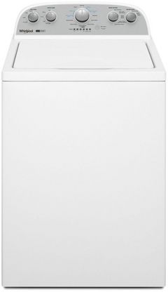 Whirlpool® 3.8 - 3.9 Cu. Ft. 2 in 1 Removable Agitator White Top Load Washer 