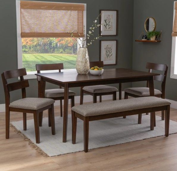 Powell® Daly 6-Piece Brown/Sand Dining Set-4