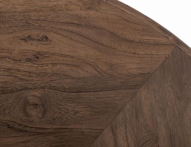 International Furniture Direct Balam Black Round Dining Table-3