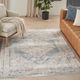 Nourison Home™ Astra Machine Washables Light Blue 5'x7' Area Rug-2