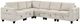 Homelegance® Walterboro 6-Piece Beige L-Shape Sectional-0