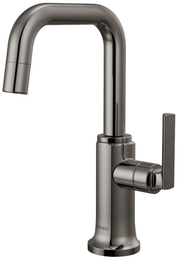 Brizo  Kintsu® Lumicoat® Black Onyx Beverage Faucet with Square Spout-0