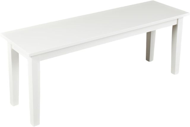 Jofran Inc. Simplicity Paperwhite Dining Bench-3