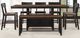 Steve Silver Co. Bermuda 7-Piece Black/Brown Counter Table Set-0