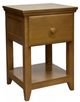 Maxwood Furniture Inc. Pecan 1-Drawer Nighstand -0
