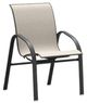 Homecrest™ Outdoor Living Customizable Stella Aluminum/Fabric Outdoor Sling Low Back Dining Arm Chair -0