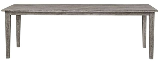 Uttermost® Forsyth Dark Gray Wash Wooden Indoor-Outdoor Dining Table-3