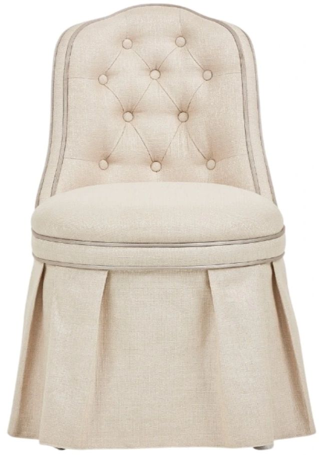Michael Amini® Villa Cherie Hazelnut Vanity Chair-1
