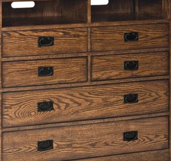 Intercon Oak Park Mission Media Chest-2