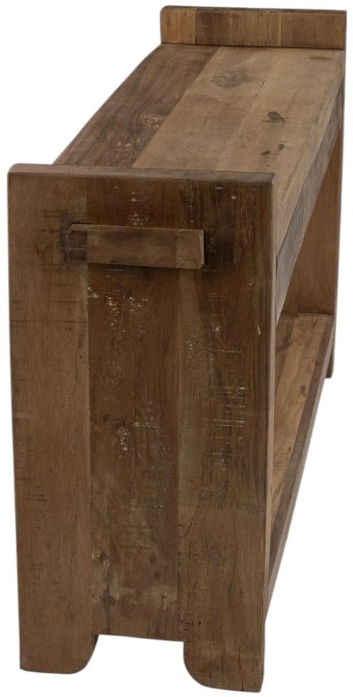 Classic Home Marsa Natural 3-Drawer Console Table-3