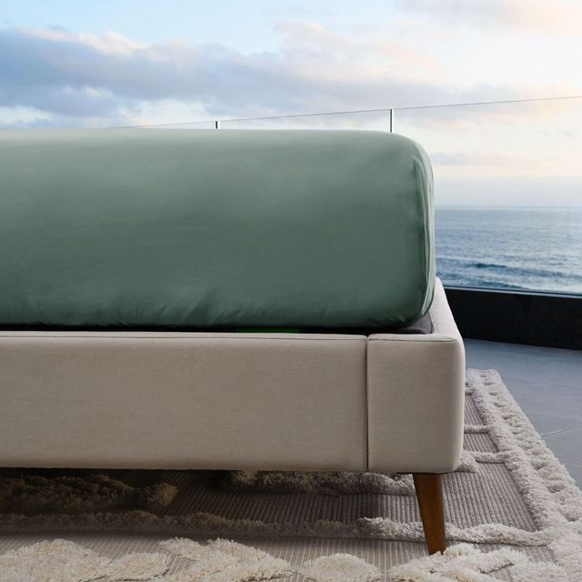 Cariloha Resort™ 4-Piece Viscose Bamboo Ocean Mist Queen Bed Sheet Set-1