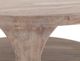 International Furniture Direct White Balam Ivory White Round Cocktail Table-5