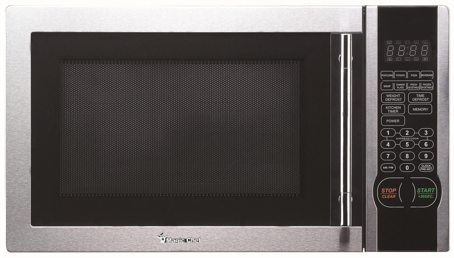 Magic Chef 1.1 outlets cu Stainless Steel Countertop Microwave 1000 watt