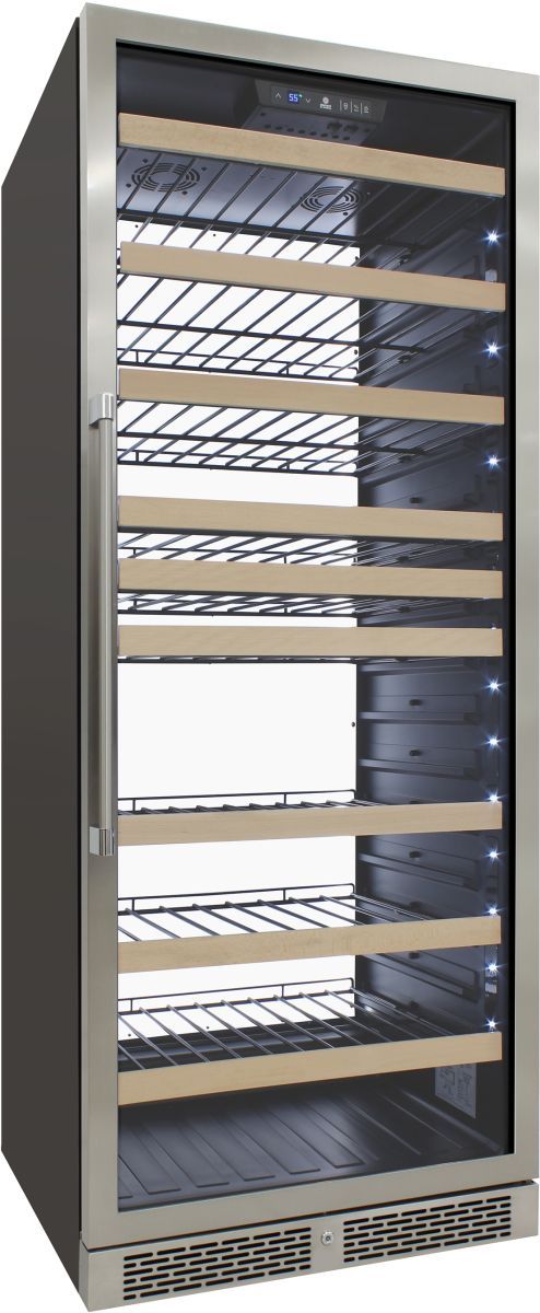 Vinotemp 30" Stainless Steel Backlit Wine Cooler-2