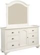 Elements International White Brook White Mirror-2