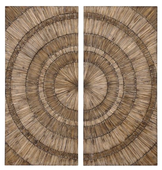 Uttermost® Lanciano 2-Piece Natural Wall Panel Set-0
