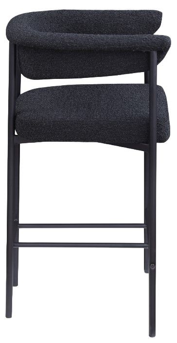 Meridian Furniture Malin Black/Matte Black Counter Stool-3