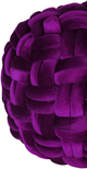 Moe's Home Collection PJ Wine Velvet Pouf-3