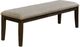 Furniture of America® Faulk Espresso/Warm Gray Dining Bench-0