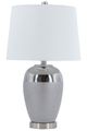 A & B Home Two-Tone Silver Table Lamp-0