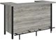 Coaster® Bellemore Grey Driftwood/Black Bar Unit with Footrest-0