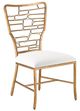 Currey & Company Vinton Gilt Bronze Muslin Chair-0