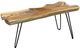 StyleCraft Baron Brown Coffee Table with Black Base-0