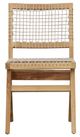Dovetail Furniture Margit Natural Wooden/Rattan Outdoor Dining Chair-2