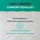 Comerco® Purelux Queen Mattress Protector Set + 2 Pillow Protectors-3