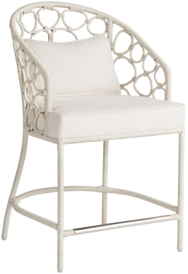 Universal Explore Home™ Weekender Coastal Living Home Pebble Sea Salt Counter Stool-0