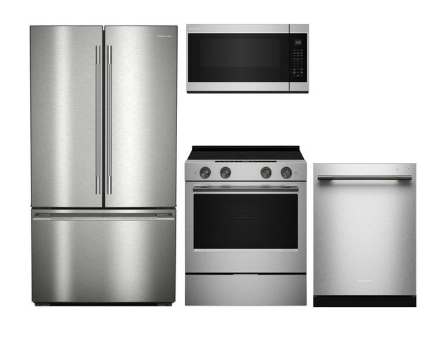 KitchenAid® 4 Piece Stainless Steel Kitchen Package-0