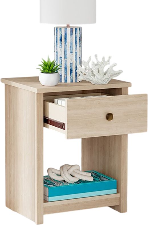 Sauder® River Ranch® Harvest Walnut™ Nightstand with Drawer-4