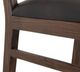 International Furniture Direct Walnut 2-Piece Brown Side Chair Set-5