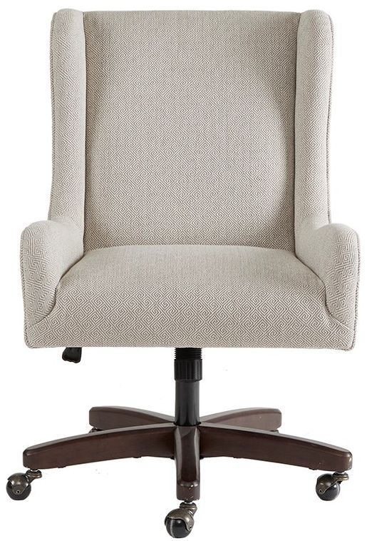 Olliix by Madison Park Cream Gable Office Chair-0