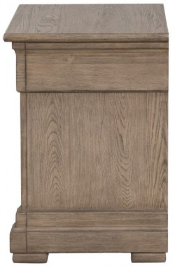 Furniture of America® Sheringham Weathered Gray Nightstand-3