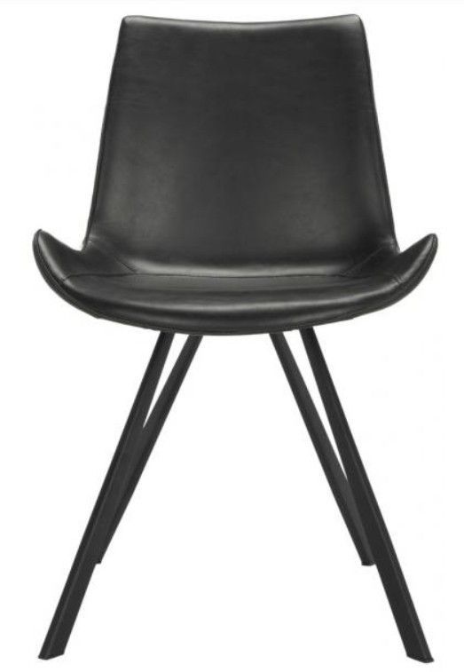 Safavieh Terra 2-Piece Black Dining Side Chair Set-2